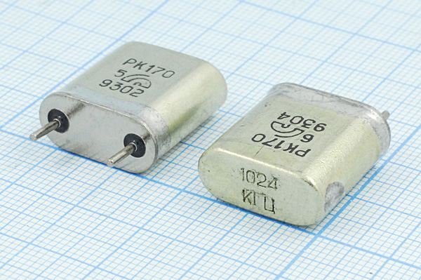Кварцевый резонатор 1,024 МГц - 1024 HC6U S РК170БА 1Г