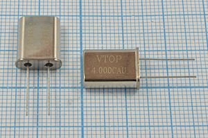 Кварцевый резонатор 4 МГц - 4000 HC49U 20 1Г (VTOP 4.000CAU) Кварцевый резонатор 4 МГц - 4000 HC49U 20 1Г (VTOP 4.000CAU)