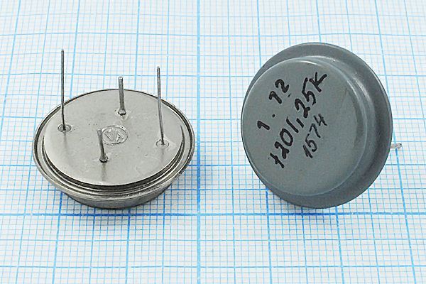 Кварцевый резонатор 1,20125 МГц - 1201,25 ТБ 35/-50~85C ТБ 1Г