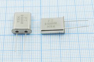 Кварцевый резонатор 8 МГц - 8000 HC49U 32 20 /-40~85C U[FT] 1Г (FT8.000000)