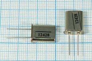 Кварцевый резонатор 12,428 МГц - 12428 HC49U S 30 40/-40~70C РП97МД-8ВТ 1Г