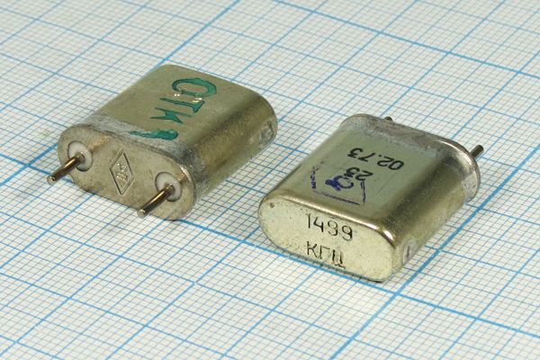 Кварцевый резонатор 1,499 МГц - 1499 HC6U БА 1Г
