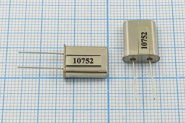 Кварцевый резонатор 10,752 МГц - 10752 HC49U 30 30 40/-40~70C РП97МД-8ВТ 1Г