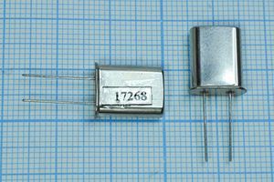 Кварцевый резонатор 17,268 МГц - 17268 HC49U S 30 40/-40~70C РП97МД-8ВТ 1Г 50 Ом Кварцевый резонатор 17,268 МГц - 17268 HC49U S 30 40/-40~70C РП97МД-8ВТ 1Г 50 Ом