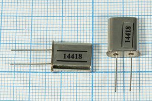 Кварцевый резонатор 14,418 МГц - 14418 HC49U S 30 40/-40~70C РП97МД-8ВТ 1Г 50 Ом