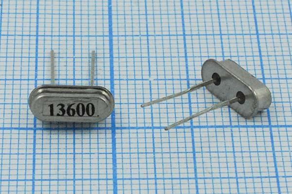 Кварцевый резонатор 13,6 МГц - 13600 SC49S3 S 30 40/-40~70C РП99-8ВТ 1Г 50 Ом