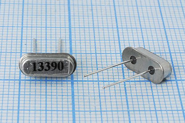 Кварцевый резонатор 13,39 МГц - 13390 HC49S3 S 30 40/-40~70C РП99-8ВТ 1Г