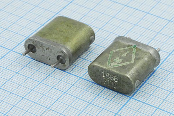 Кварцевый резонатор 1,685 МГц - 1685 HC6U РК170БА 1Г