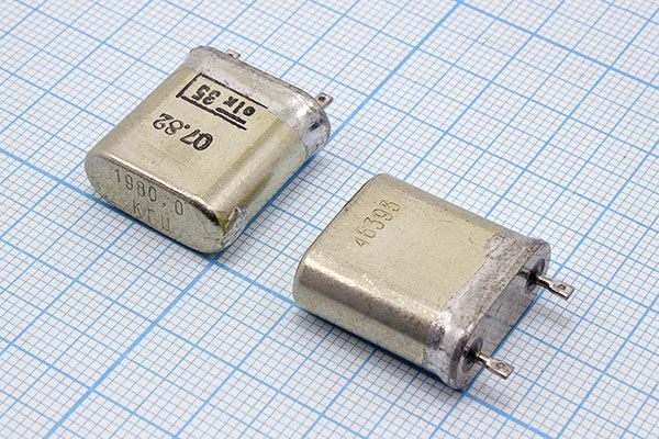 Кварцевый резонатор 1,98 МГц - 1980 БВ 15 30/-10~60C РК170БВ-14БС 1Г