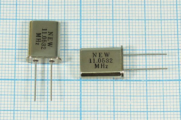 Кварцевый резонатор 11,0532 МГц - 11053,2 HC49U S 30 /-40~85C AA[NEW] 1Г (NEW)