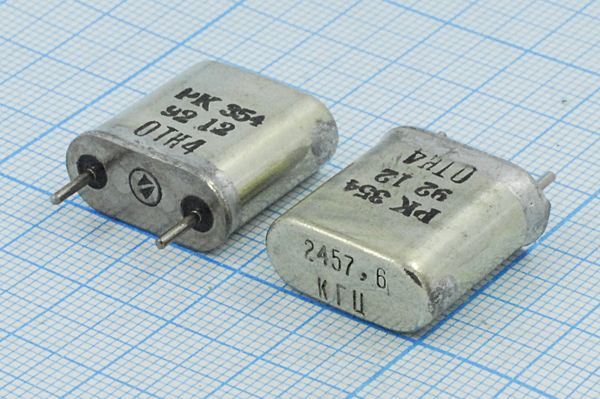 Кварцевый резонатор 2,4576 МГц - 2457,6 HC6U S 50 100/-30~60C РК354БА-9БХ 1Г