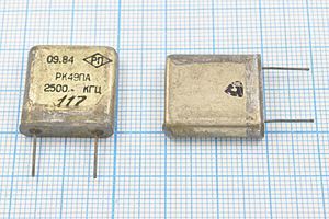 Кварцевый резонатор 2,18945 МГц - 2189,45 ПА РК49ПА 1Г