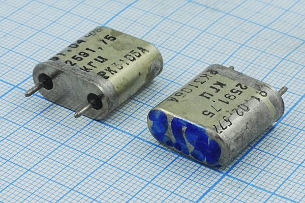 Кварцевый резонатор 2,59175 МГц - 2591,75 HC6U РК310БА 1Г