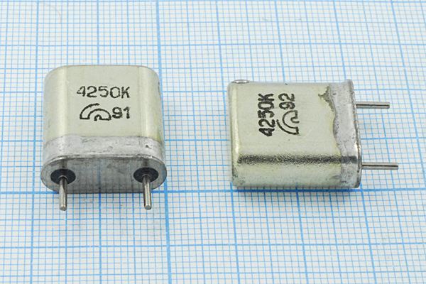 Кварцевый резонатор 4,25 МГц - 4250 HC6U РК170БА 1Г