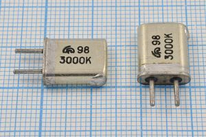 Кварцевый резонатор 3 МГц - 3000 HC25U МА 1Г (3000К)
