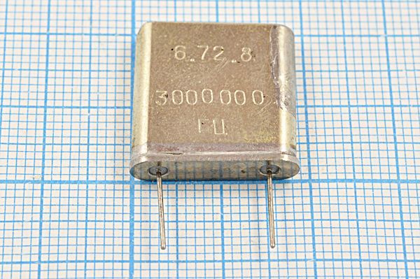 Кварцевый резонатор 3 МГц - 3000 ПА 1Г (3000000 Гц)