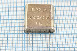 Кварцевый резонатор 3 МГц - 3000 ПА 1Г (3000000 Гц)