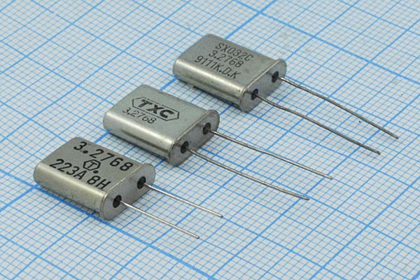 Кварцевый резонатор 3,2768 МГц - 3276,8 HC49U 16 1Г разные