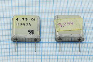 Кварцевый резонатор 3,294 МГц - 3294 ПА 1Г (П343А) Кварцевый резонатор 3,294 МГц - 3294 ПА 1Г (П343А)