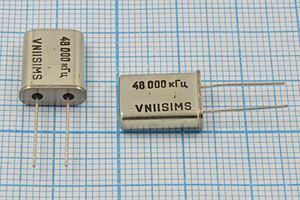 Кварцевый резонатор 48 МГц - 48000 HC49U S 10 /-40~70C РПК01МД 3Г Кварцевый резонатор 48 МГц - 48000 HC49U S 10 /-40~70C РПК01МД 3Г