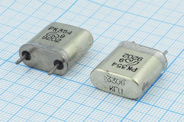 Кварцевый резонатор 3,3 МГц - 3300 HC6U РК354БА-11АЧ 1Г