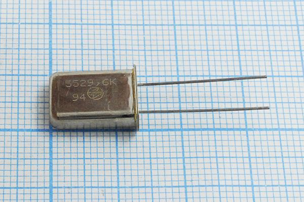 Кварцевый резонатор 5,5296 МГц - 5529,6 HC43U S РК374МД ХСР 1Г