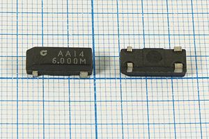 Кварцевый резонатор 6 МГц - 6000 SMD12545P4 /-40~85C CM309S 1Г (AAI4) Кварцевый резонатор 6 МГц - 6000 SMD12545P4 /-40~85C CM309S 1Г (AAI4)