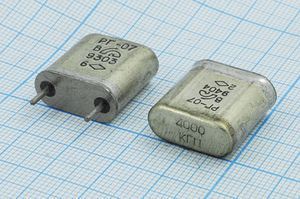 Кварцевый резонатор 4 МГц - 4000 HC6U РГ07БА 1Г Кварцевый резонатор 4 МГц - 4000 HC6U РГ07БА 1Г