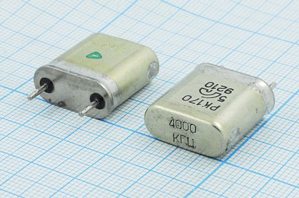 Кварцевый резонатор 4 МГц - 4000 HC6U РК170БА 1Г