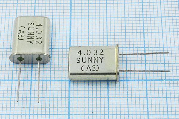 Кварцевый резонатор 4,032 МГц - 4032 HC49U 33 SA[SUNNY] 1Г (SUNNY)