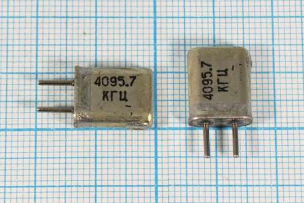 Кварцевый резонатор 4,0957 МГц - 4095,7 HC25U МА 1Г (4095.7 КГЦ)
