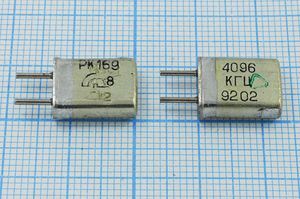 Кварцевый резонатор 4,096 МГц - 4096 HC25U 15 50/-60~85C РК169МА-6ДУ 1Г