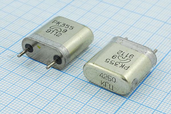 Кварцевый резонатор 4,25 МГц - 4250 HC6U РК355БА 1Г