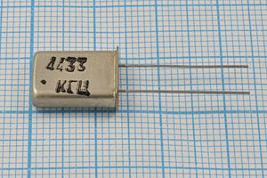 Кварцевый резонатор 4,433619 МГц - 4433,619 HC49U 16 30 30/0~60C РК382МД-8НС 1Г Кварцевый резонатор 4,433619 МГц - 4433,619 HC49U 16 30 30/0~60C РК382МД-8НС 1Г