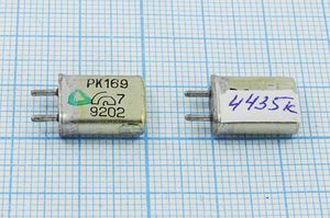 Кварцевый резонатор 4,435 МГц - 4435 HC25U РК169МА 1Г (ВМ1)