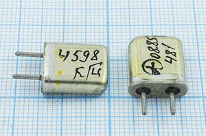 Кварцевый резонатор 4,598 МГц - 4598 МА1 МА 1Г