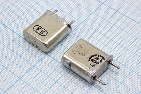 Кварцевый резонатор 4,756 МГц - 4756 HC6U РК170БА 1Г