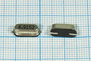 Кварцевый резонатор 4,9152 МГц - 4915,2 SMD49S4 18 1Г (4.9152)