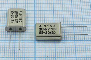 Кварцевый резонатор 4,9152 МГц - 4915,2 HC49U S SA[SUNNY] 1Г (SUNNY SER)
