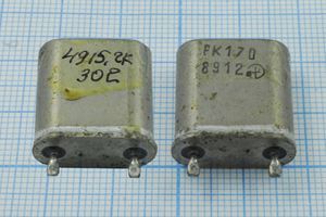Кварцевый резонатор 4,9152 МГц - 4915,2 БВ РК170БВ 1Г Кварцевый резонатор 4,9152 МГц - 4915,2 БВ РК170БВ 1Г