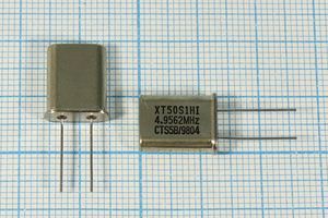 Кварцевый резонатор 4,9562 МГц - 4956,2 HC49U S MP[CTS] 1Г CTS (XT50S1H1)