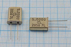 Кварцевый резонатор 5 МГц - 5000 HC49U 16 1Г (5.0000) Кварцевый резонатор 5 МГц - 5000 HC49U 16 1Г (5.0000)
