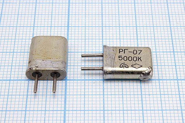 Кварцевый резонатор 5 МГц - 5000 HC25U МА 1Г (рг-07)
