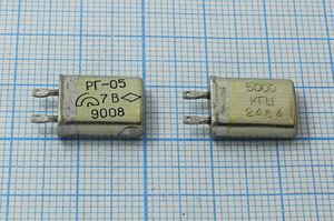 Кварцевый резонатор 5 МГц - 5000 МВ 15 50/-40~85C РГ05МВ-14ДТ 1Г