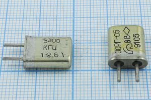 Кварцевый резонатор 5,3 МГц - 5300 HC25U ОСРГ05МА 1Г