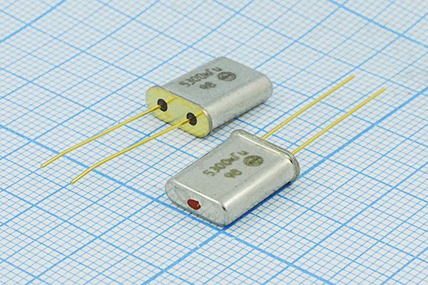 Кварцевый резонатор 5,3 МГц - 5300 HC49U S РК374МД 1Г зол выв