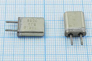 Кварцевый резонатор 5,5 МГц - 5500 HC25U МА 1Г (5500 КГЦ)