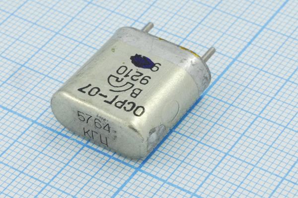 Кварцевый резонатор 5,764 МГц - 5764 HC6U ОСРГ07БА 1Г