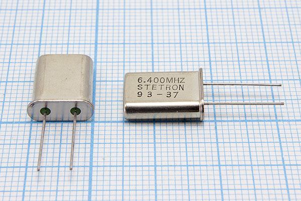 Кварцевый резонатор 6,4 МГц - 6400 HC49U 20 1Г (STETRON)
