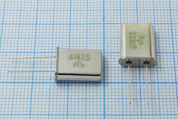 Кварцевый резонатор 6,7875 МГц - 6787,5 HC49U S 15 30/-40~70C РПК01МД-6ВС 1Г